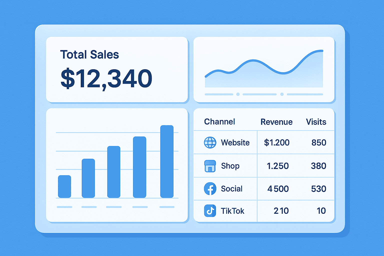 Báo cáo tổng hợp, phân tích hiệu quả kinh doanh đa kênh