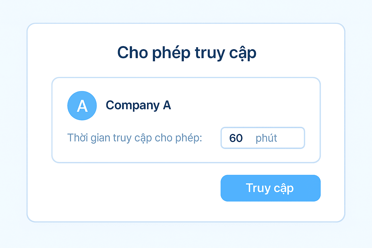 Company list screenshot