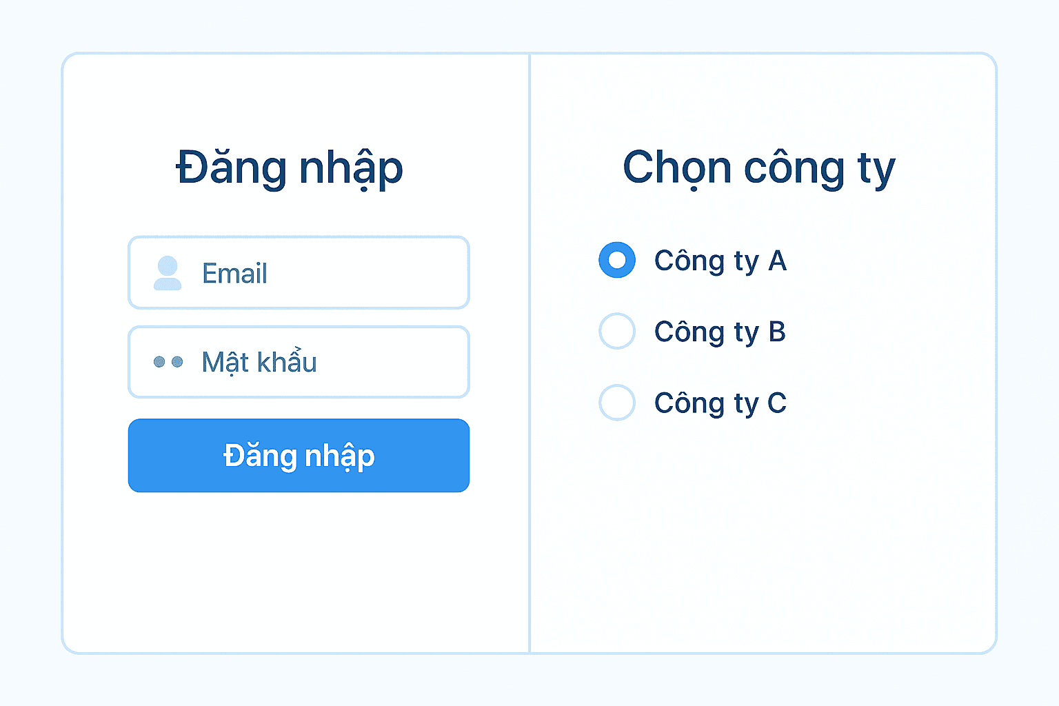Company list screenshot
