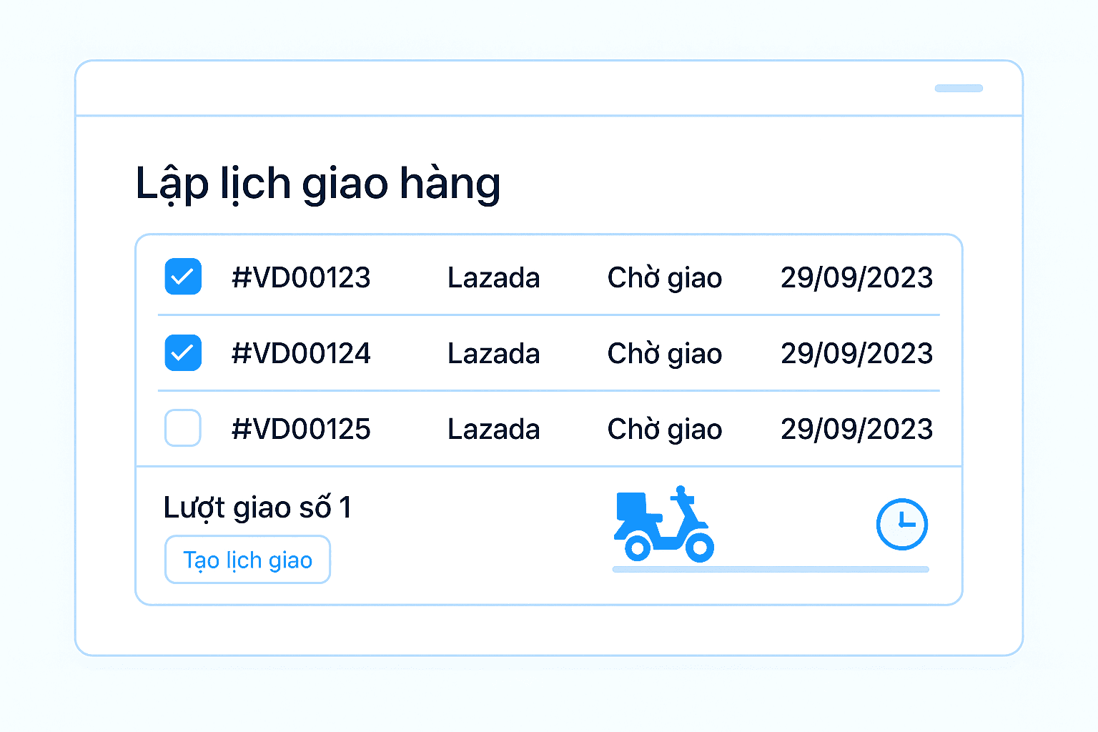 Smart Delivery Scheduling
