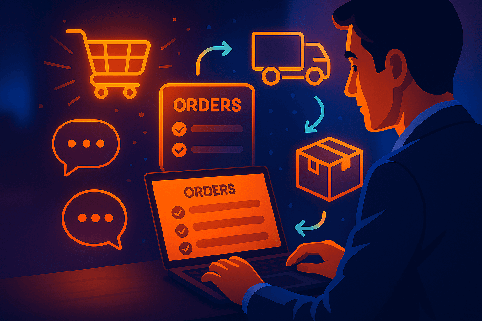 Screenshot of a Order app
