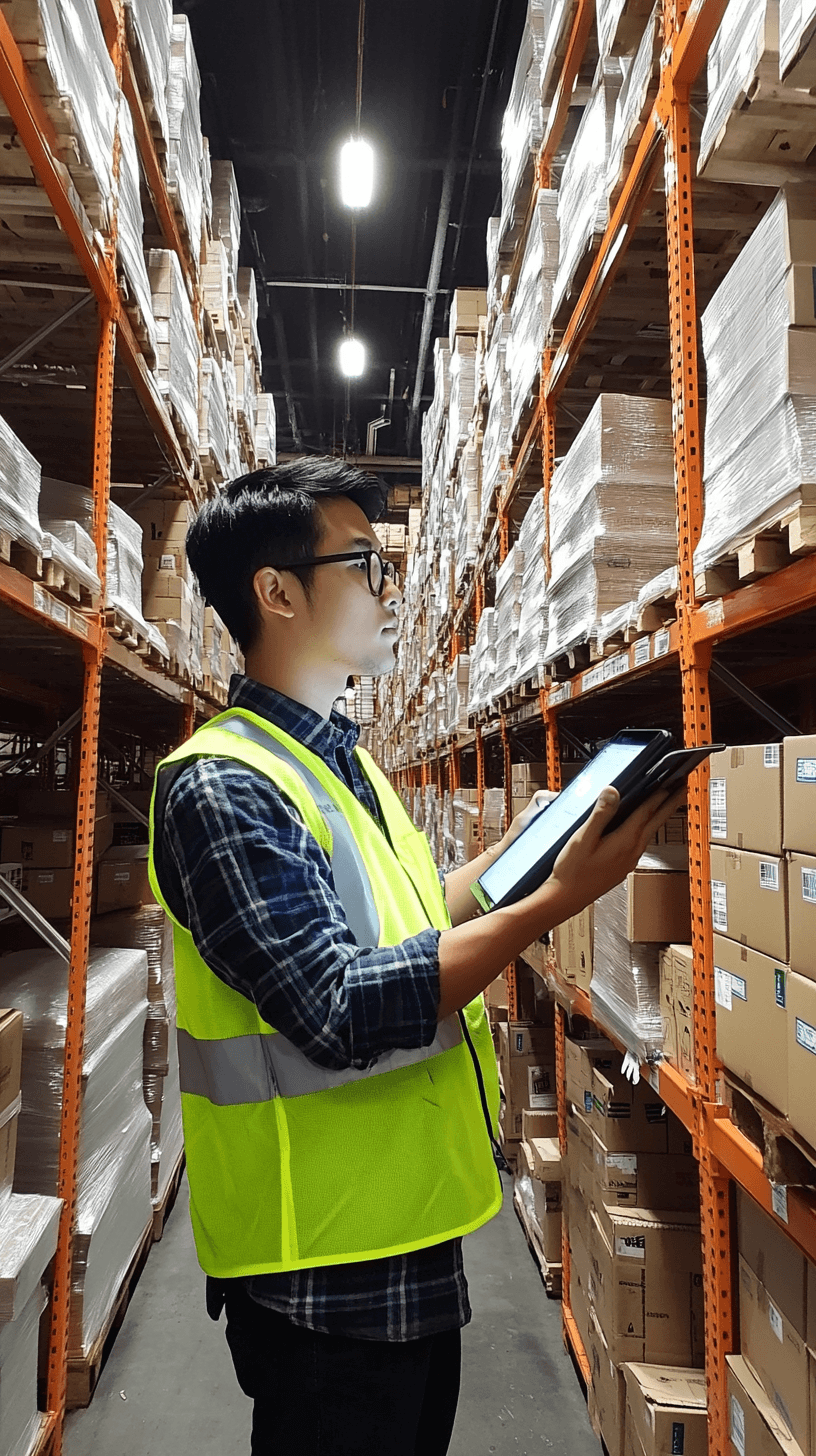 Nhân viên kho vận quản lý hàng hóa đa kênh