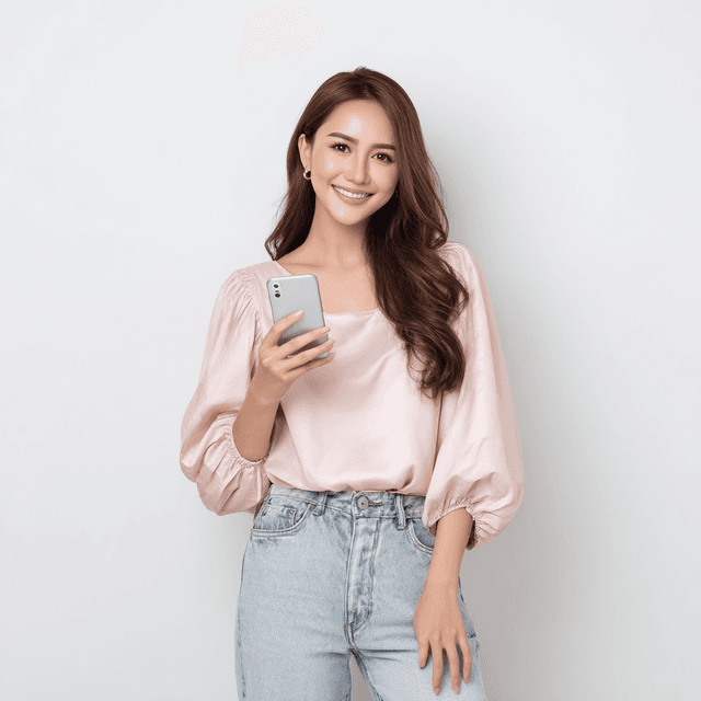 Nữ influencer review sản phẩm