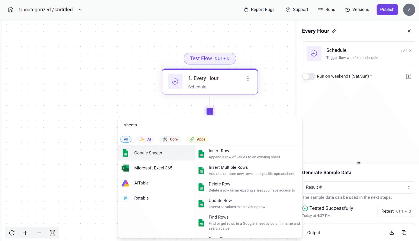 Automation with ActivePieces