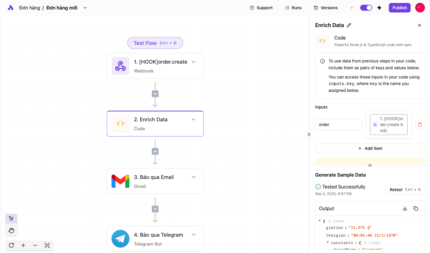Screenshot of ActivePieces